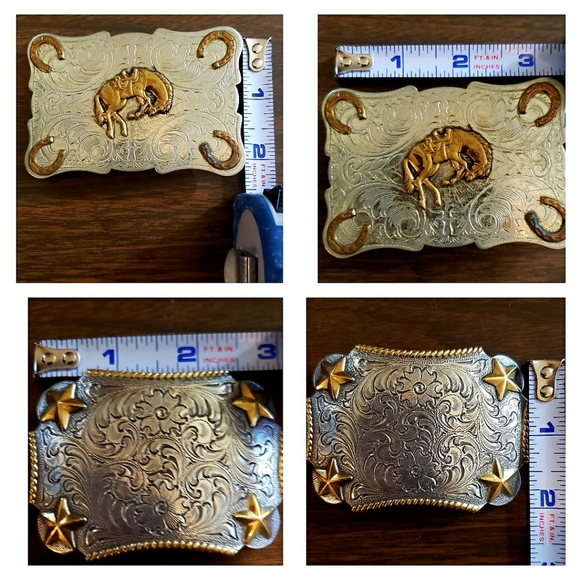 Silver Western Belt Buckles - Picture 6 of 8